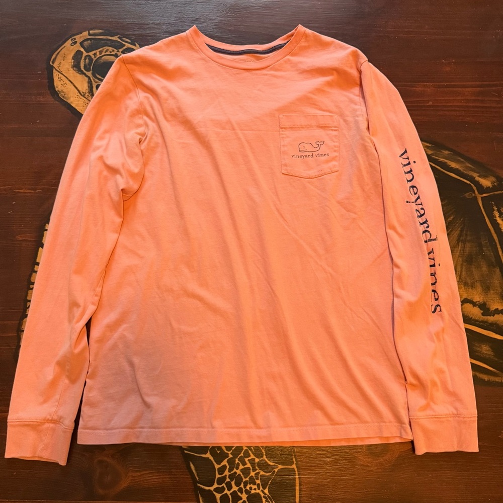 Vineyard Vines Pink Long Sleeve Tee